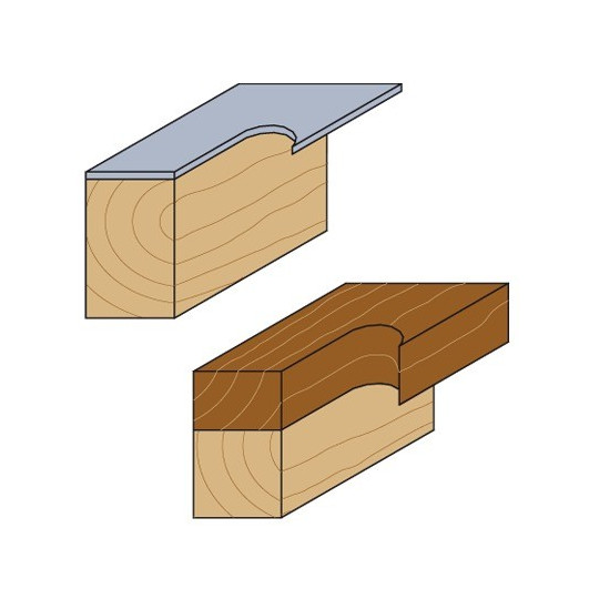 Frez prosty z dolnym łożyskiem Frez prosty z dolnym łożyskiem