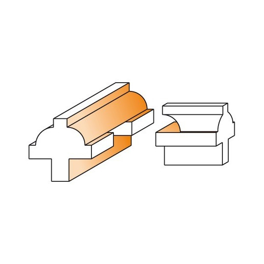 Zestaw frezów do listew dzielących- „szprosów” Zestaw frezów do listew dzielących- „szprosów”