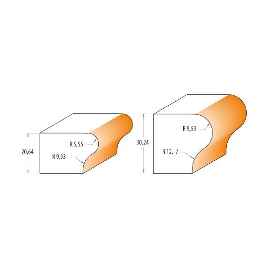 Frez do parapetów okiennych Frez do parapetów okiennych