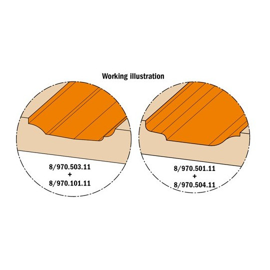 870.501.11 Frez dekoracyjny CMT