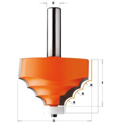 Frez dekoracyjny do twardych materiałów