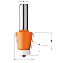 Frez do ukosowania twardych materiałów