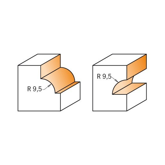 Zestaw frezów do listew dzielących- „szprosów” Zestaw frezów do listew dzielących- „szprosów”