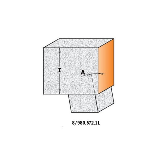 Frez prosty do twardych materiałów z łożyskiem typu Delrin Frez prosty do twardych materiałów z łożyskiem typu Delrin