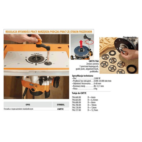 Frezarka 2400W Frezarka 2400W