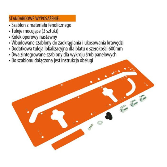 Szablon do łączenia blatów