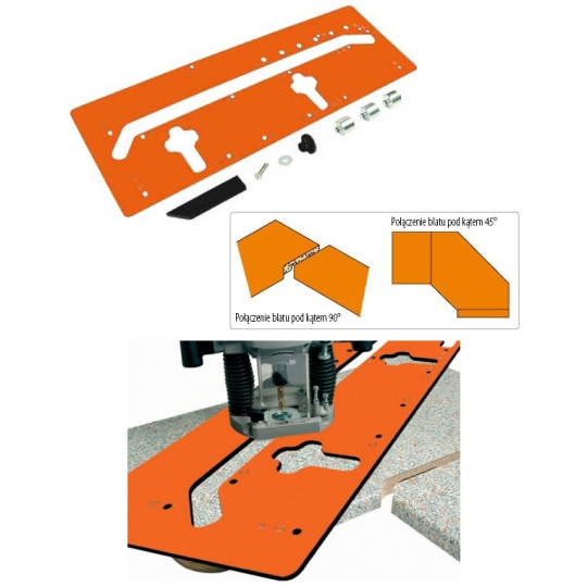 Szablon do łączenia blatów