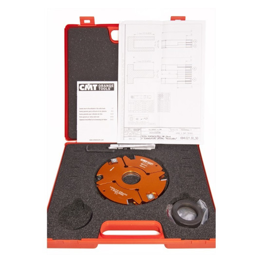 Regulowana głowica do rowkowania