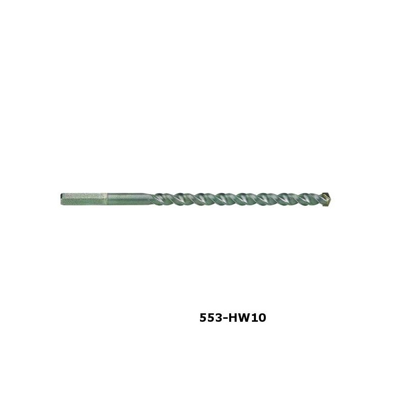 Wiertło długie 10 mm HW dł. 200 mm uchwyt HEX CMT 553-HW10
