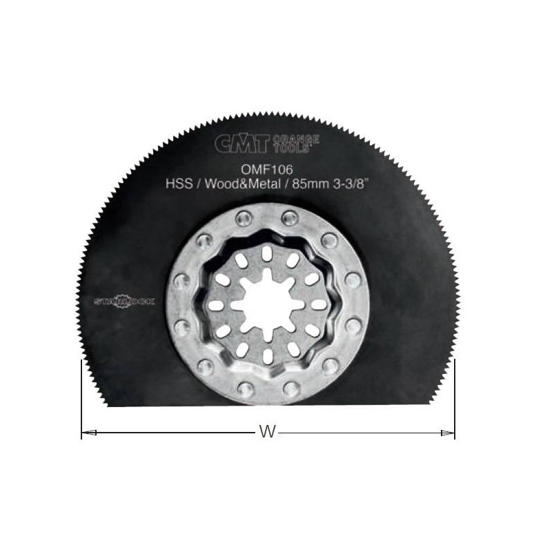 Brzeszczot oscylacyjny W-85 K- 0,5 TS- 1,34 TPI-19 1 szt. STARLOCK CMT OMF106-X1