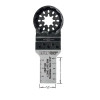 OMF183-X1 Brzeszczot oscylacyjny W-20 I-34 TS- 1,4 TPI-18 1 szt. STARLOCK CMT