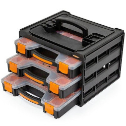 Organizer 3 szuflady po 15 przegródek każda STACO NORDIC 88317.STACO
