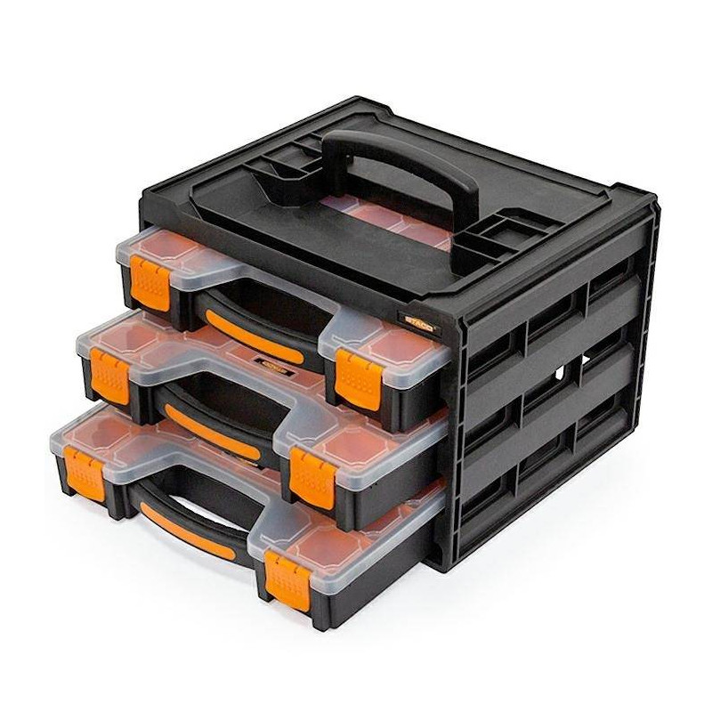 Organizer 3 szuflady po 15 przegródek każda STACO NORDIC 88317.STACO