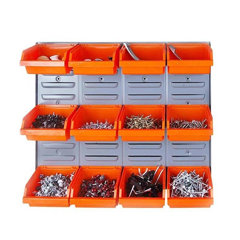 Organizer 12 pojemników wiszący wym. 520 x 435 x 10.5 mm STACO NORDIC 88510.STACO