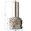 DTJ.50.023.25.0SR3 DTJ Frez diamentowy D-50 I-23 L-80 S-25x55 RH Z-3+3 40 st ITA TOOLS