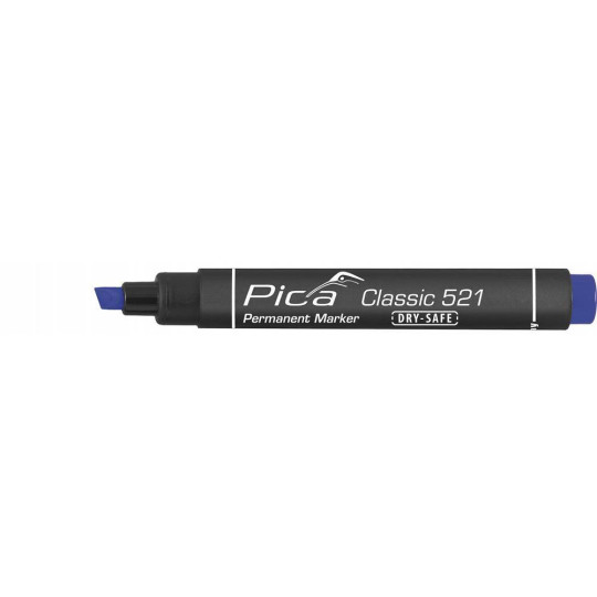 Marker permanentny ścięty niebieski PICA 521/41