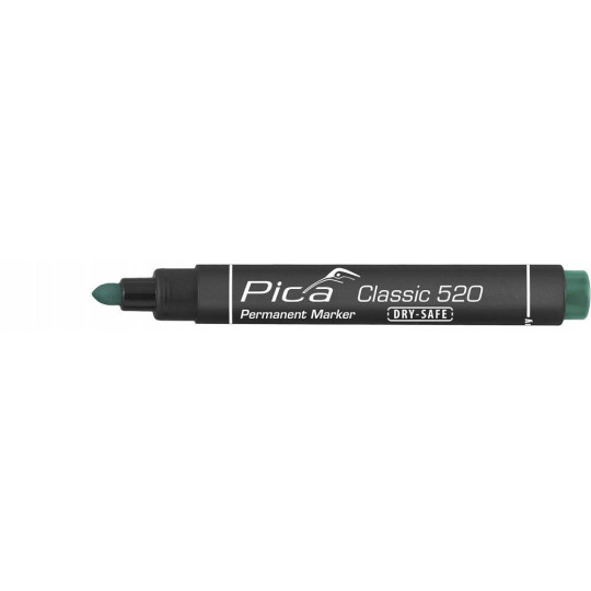 Marker permanentny okrągły zielony PICA 520/36