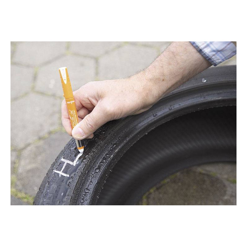 Znacznik żelowy 8mm biały PICA MARKER 8080 Znacznik żelowy 8mm biały PICA MARKER 8080