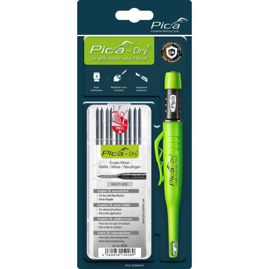 Ołówek Znacznik Grafit 3030 Pica Dry + wkłady 4030 PICA MARKER 30403