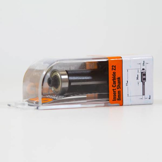 Frez prosty na płytki wymienne z dolnym łożyskiem Frez prosty na płytki wymienne z dolnym łożyskiem