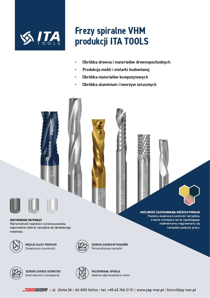 Frezy spiralne VHM ITATOOLS
